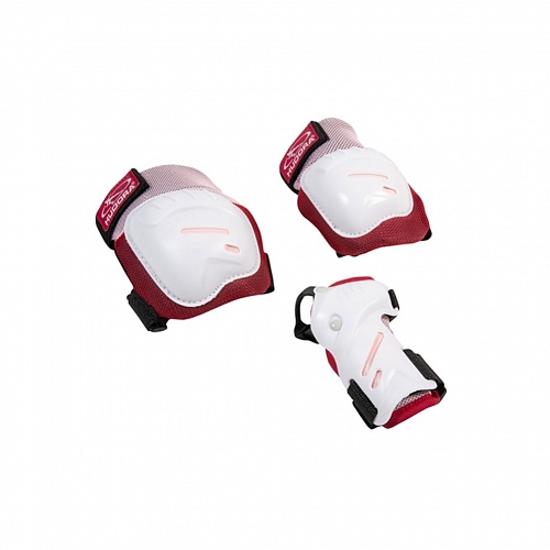 HUDORA Комплект защиты Comfort rosa, size M, белый (83052)